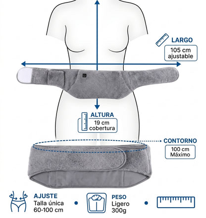 Cinturon Térmico - Colicos, Dolor lumbar